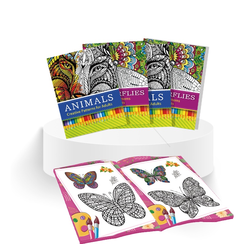 Libro para colorear con temas de animales para niños