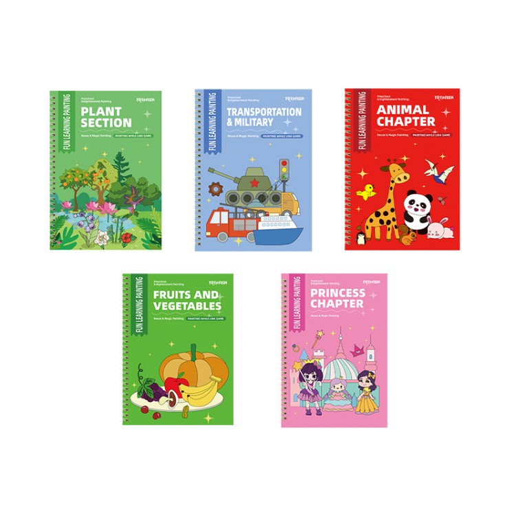 Cuaderno de práctica de dibujo de dibujos animados