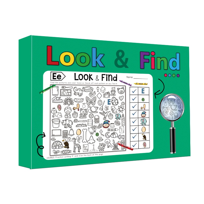Libro para colorear de aprendizaje de inglés