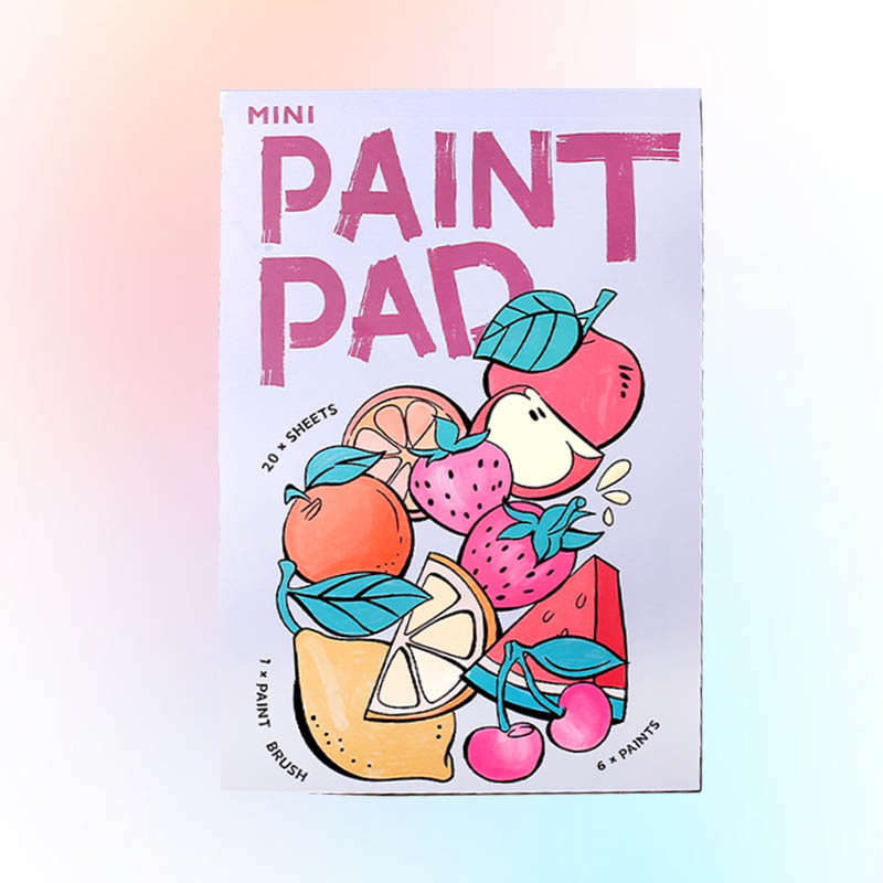 Libro para colorear de acuarela de frutas