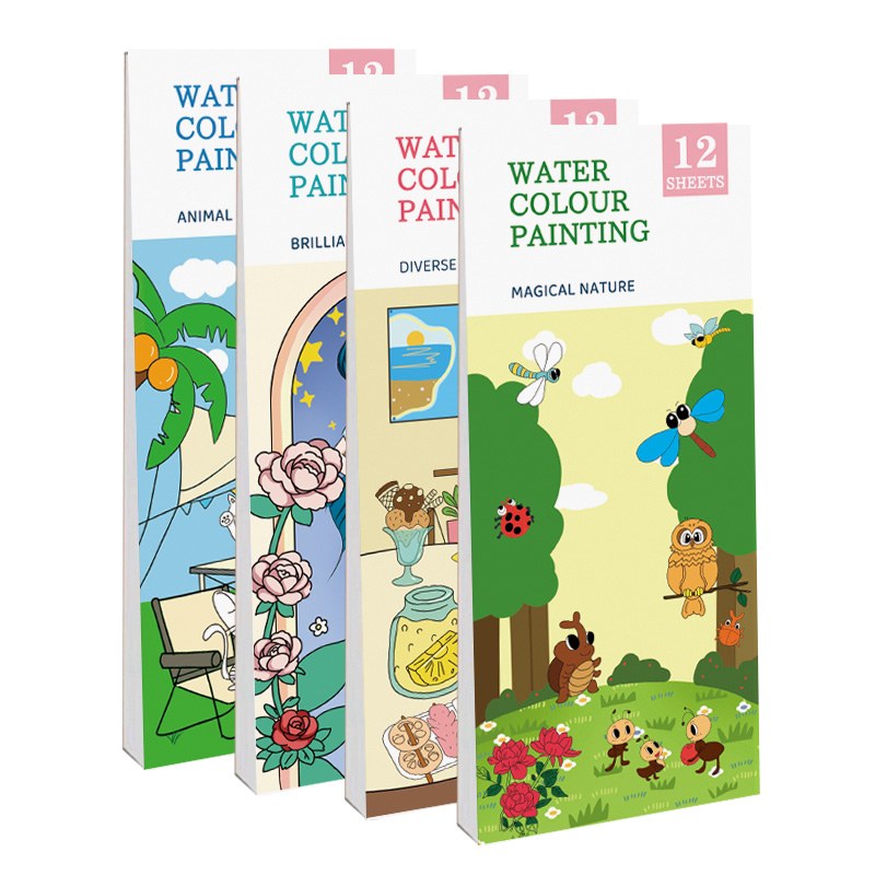 Libro de acuarela portátil de bolsillo