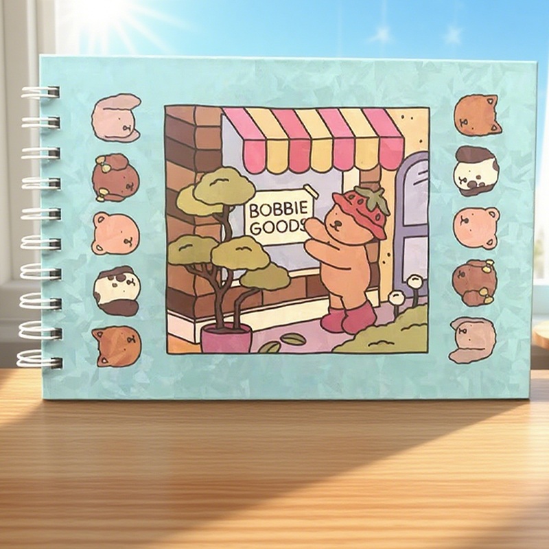 Libro para colorear para niños de papel grueso para marcadores